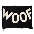 Big WOOF Black Velvet Dog Bed 🐾