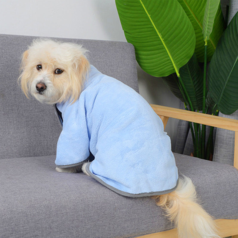 Quick-Dry Dog Towel Robe 🐾