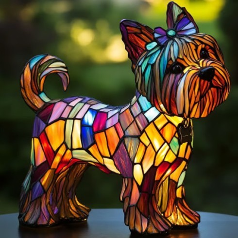 Illuminated Dog Breed Lamp – 26 Designs