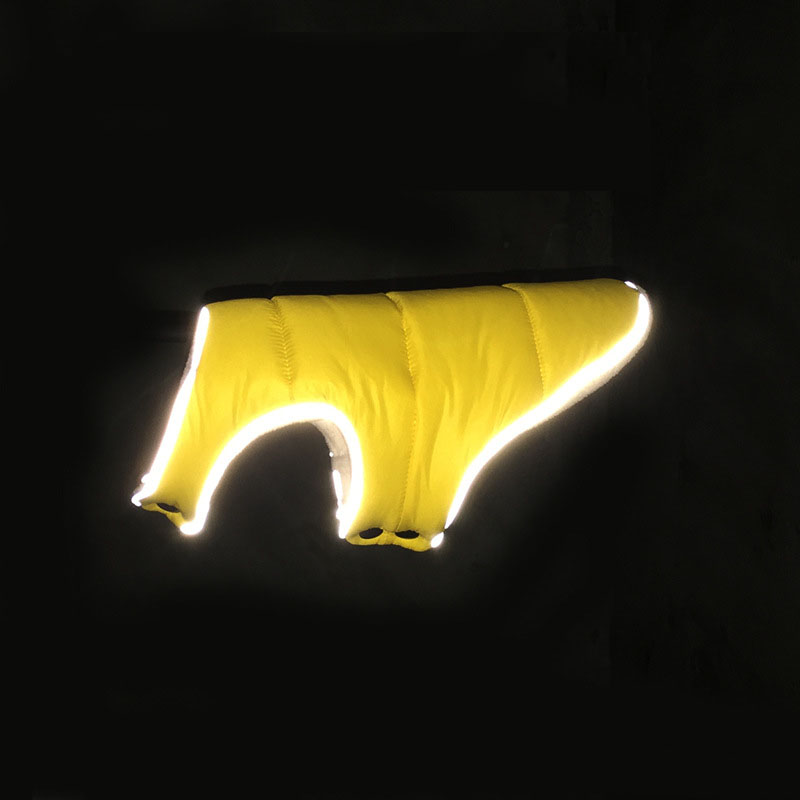 Reflective Fleece Winter Dog Coat