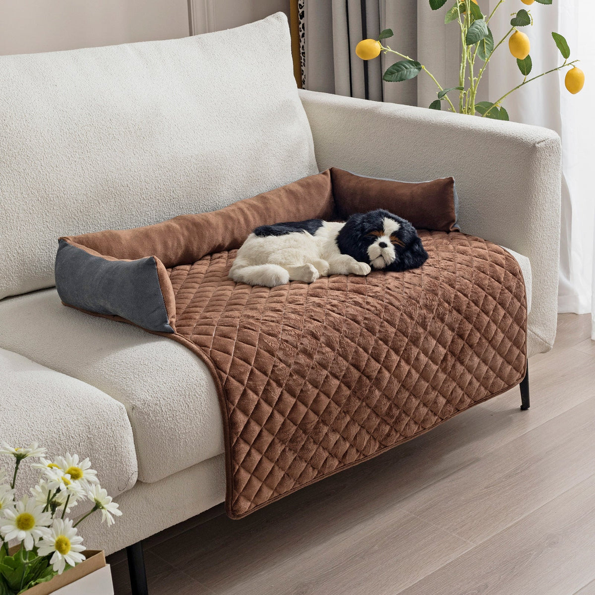 Plush Dog Sofa Bed & Furniture Protector 🐾
