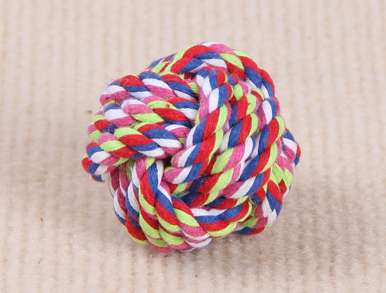 Knotted Rope Ball Dog Toy 🐾