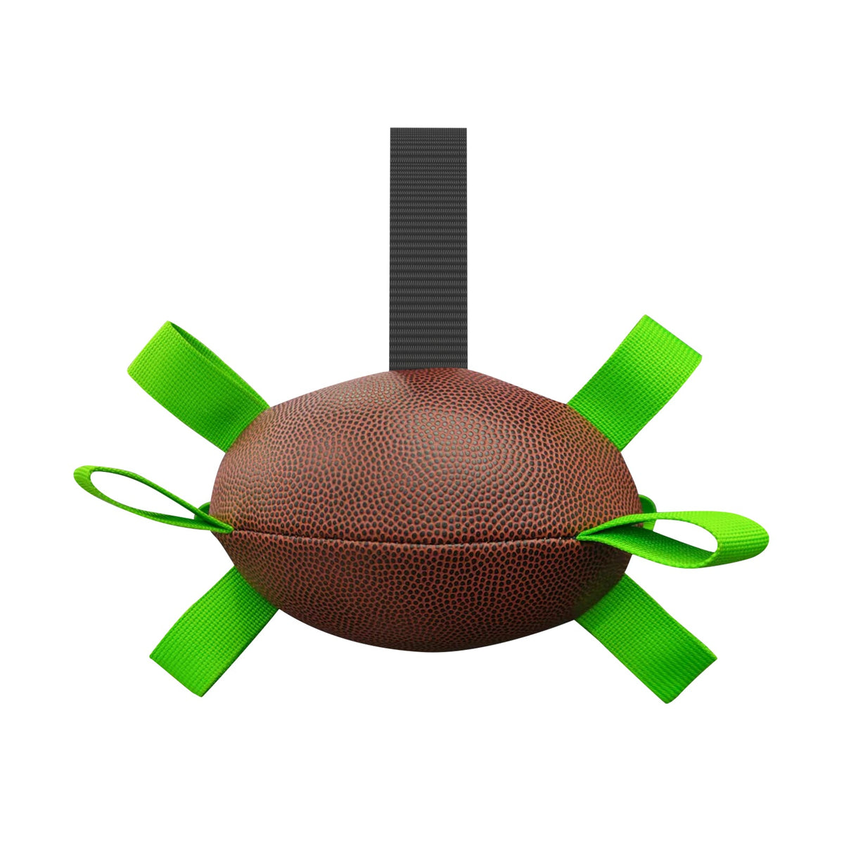 Interactive Dog Football Toy – Inflatable Fetch & Play Ball
