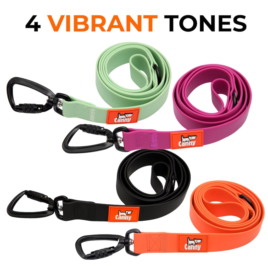Canny Waterproof Dog Lead | Wipe-Clean & All-Weather