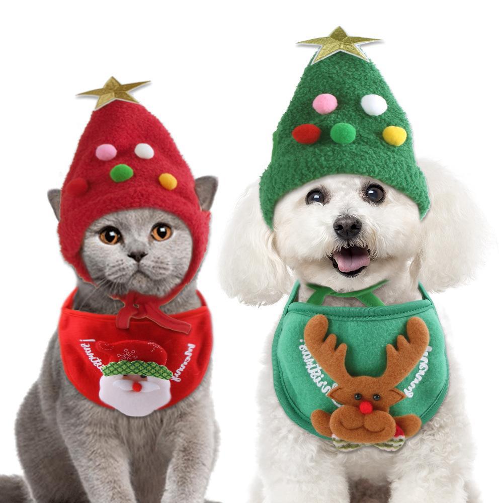 Christmas Tree Dog Hat 🎄