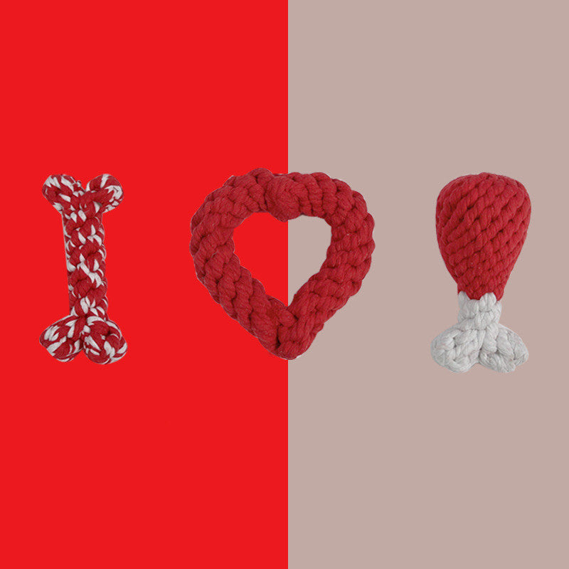 Cotton Rope Chew Toys for Small Dogs & Puppies