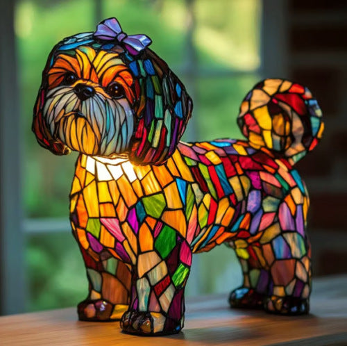 Illuminated Dog Breed Lamp – 26 Designs