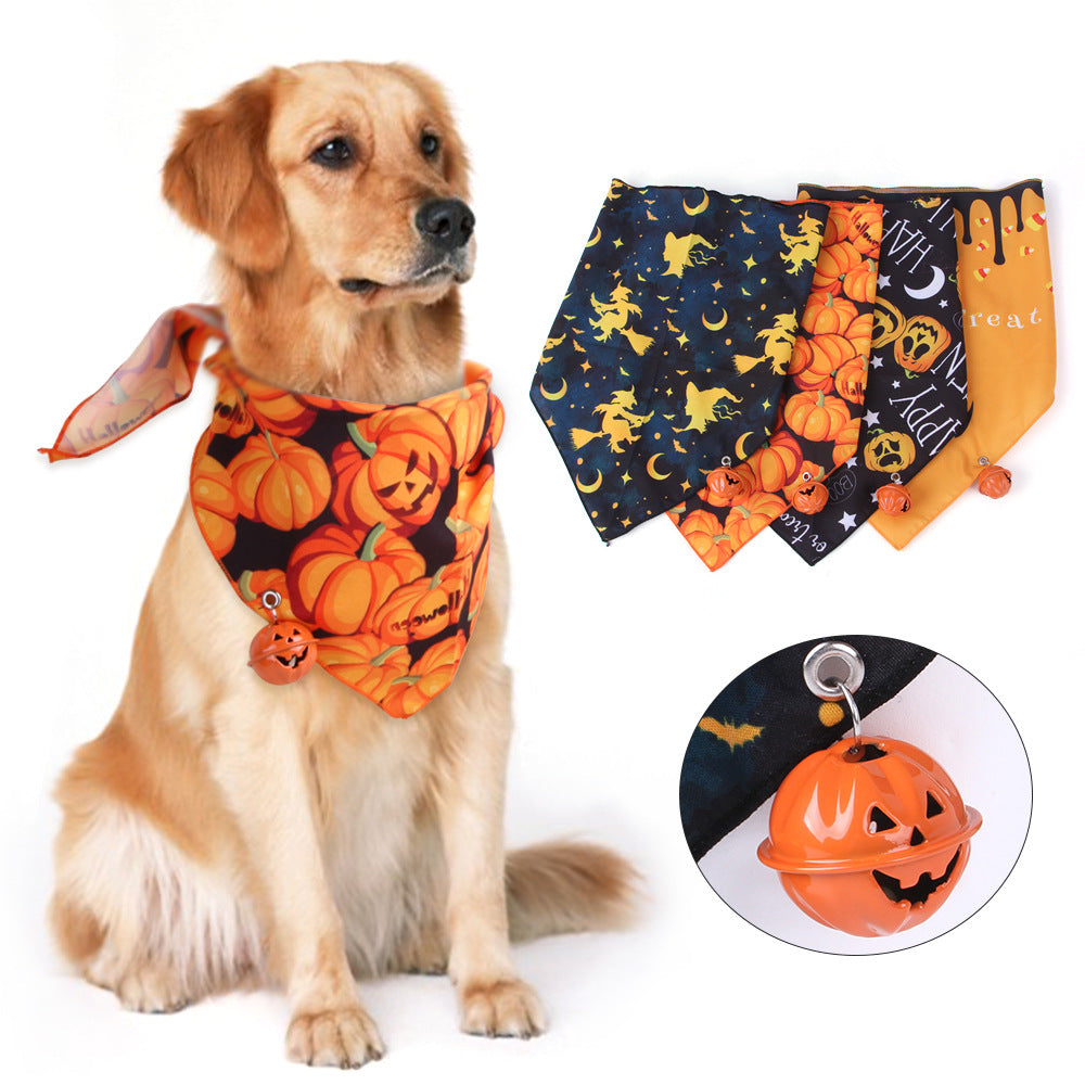 Halloween Dog Bandana – 4 Spooky Designs | DOG & PURPOSE