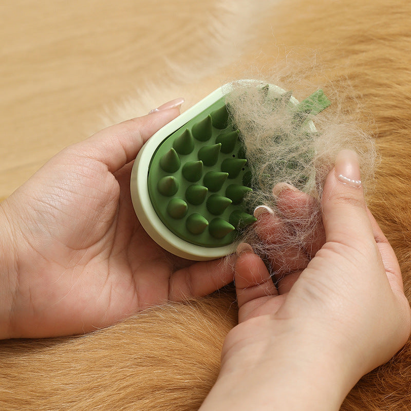 Handheld Dog Grooming & Bath Brush