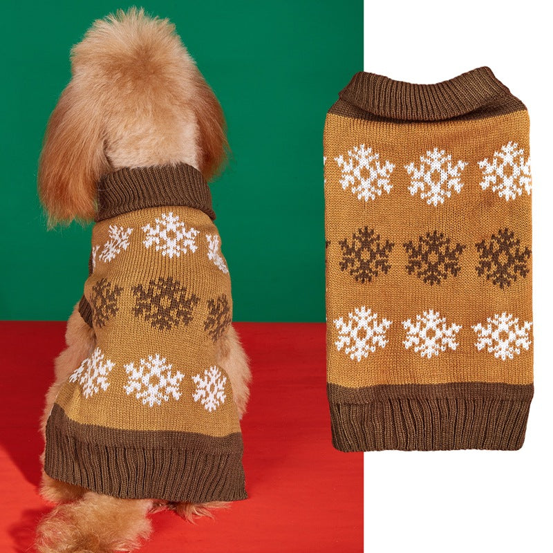 Snowflake Christmas Dog Sweater ❄️