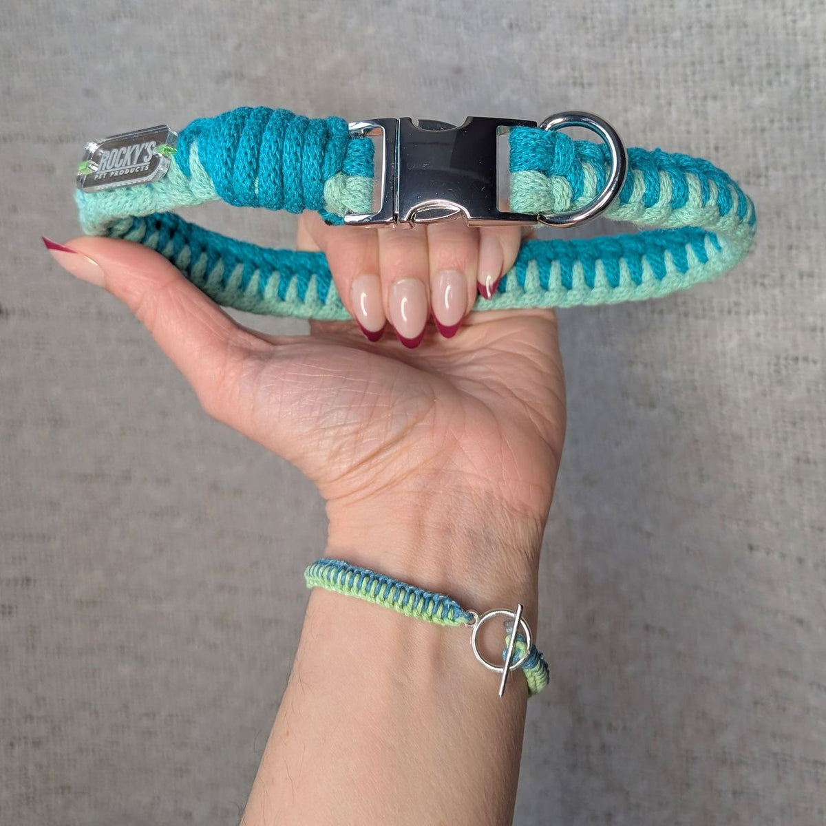 Make Your Own Dog Collar & Friendship Bracelet Kit 🐾 – Mint