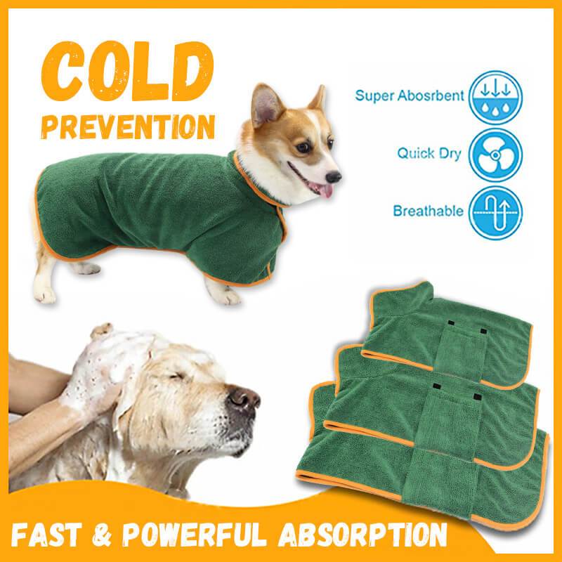 Microfibre Dog Drying Robe 🐾