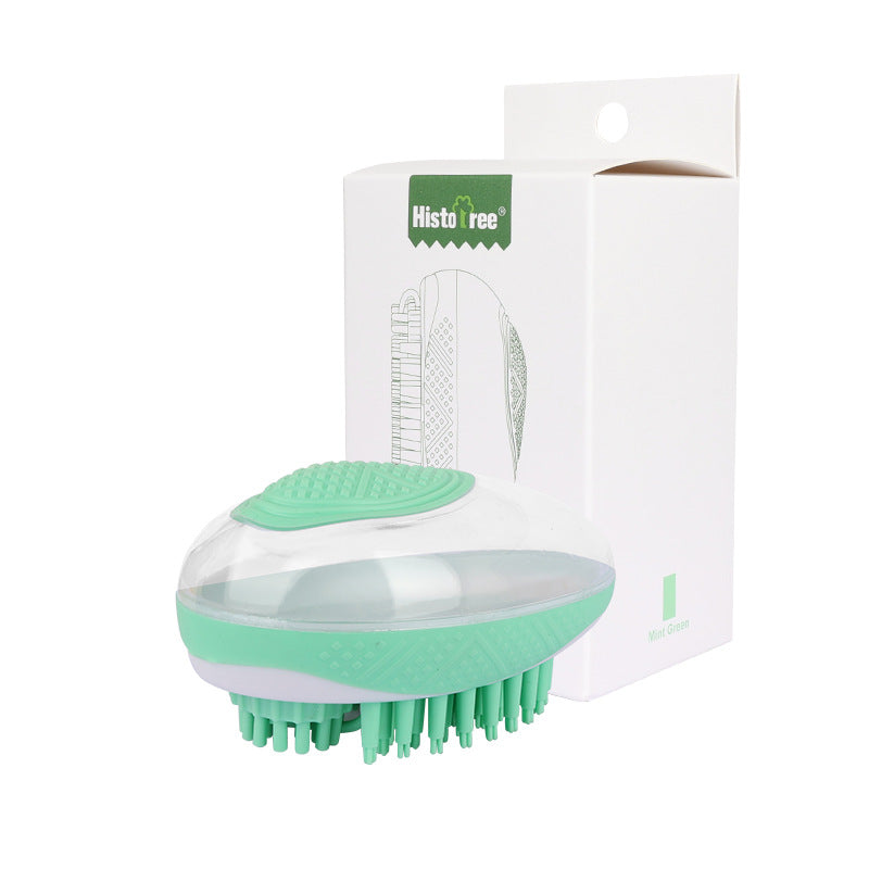 2-in-1 Silicone Dog Bath & Grooming Brush 🐾