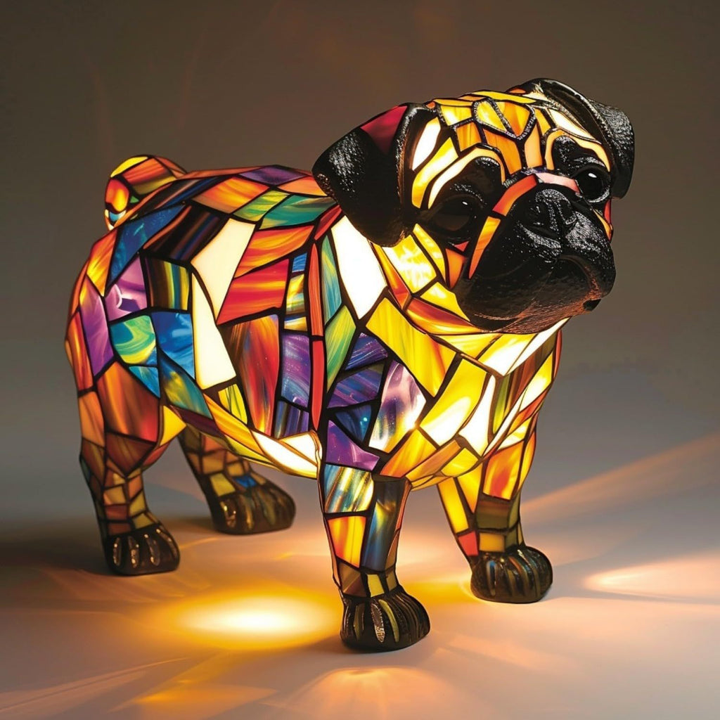 Illuminated Dog Breed Lamp – 26 Designs