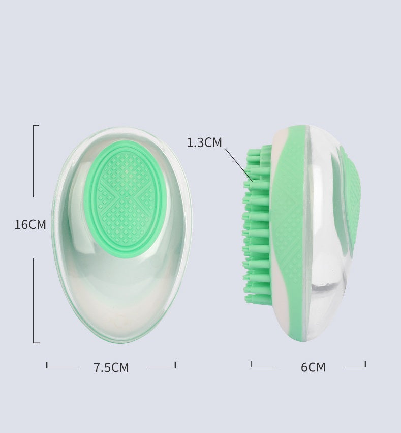 2-in-1 Silicone Dog Bath & Grooming Brush 🐾
