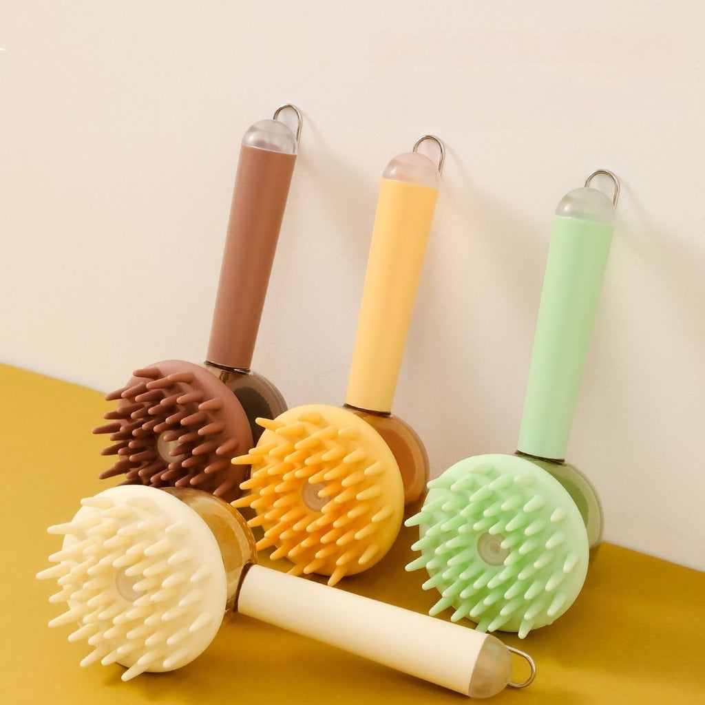 3-in-1 Dog Bath & Grooming Brush 🐾