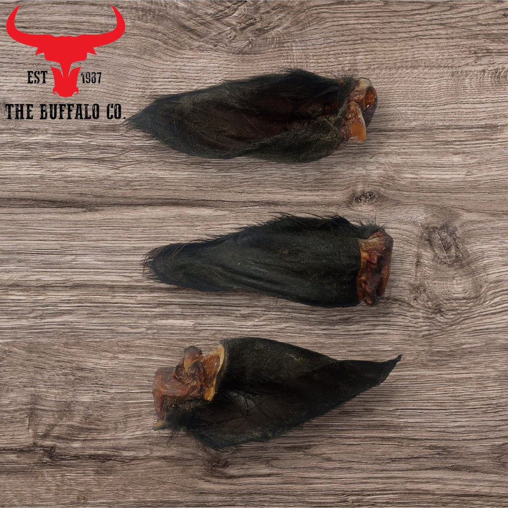 The Buffalo Co. Hairy Buffalo Ears with Meat – 50 Ears