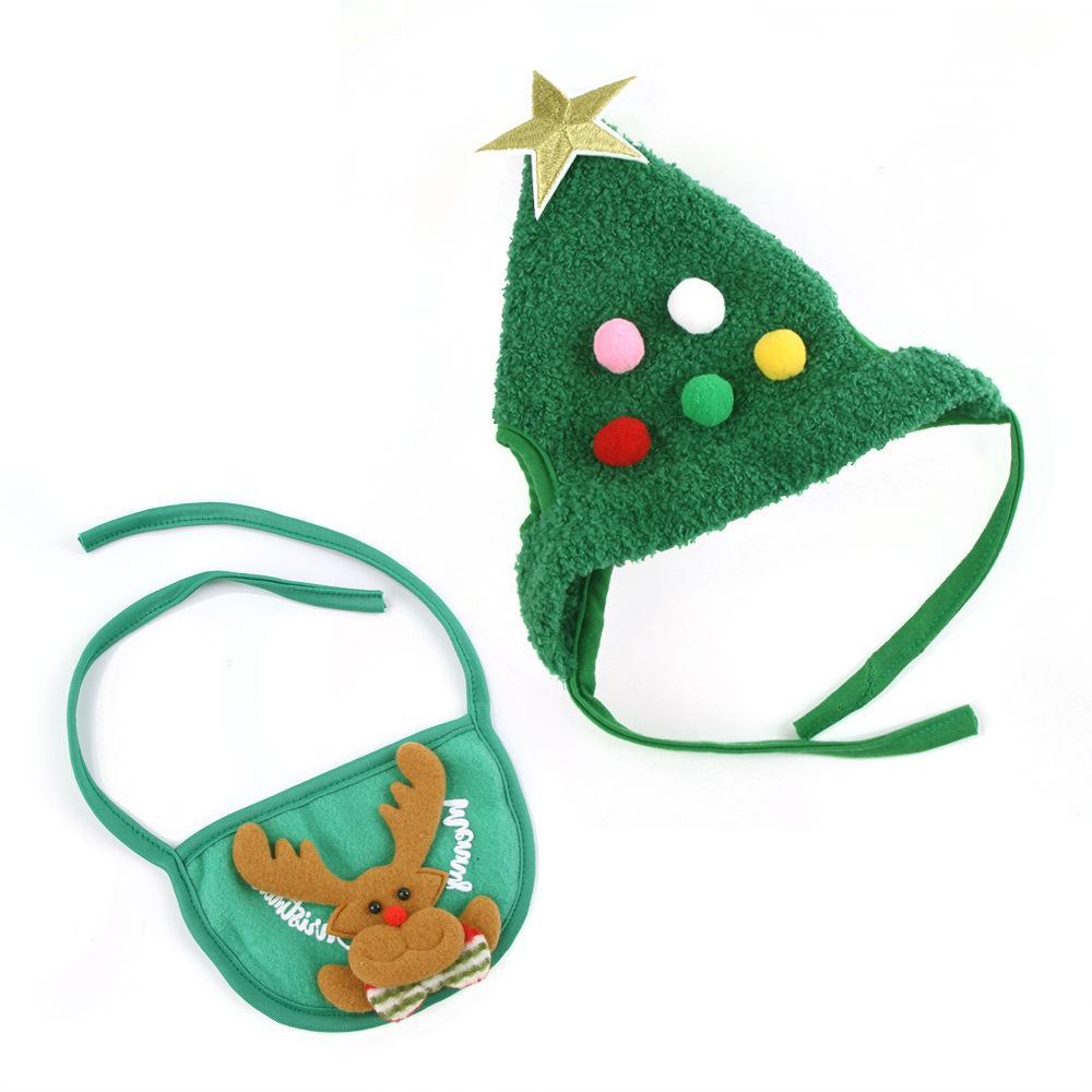 Christmas Tree Dog Hat 🎄
