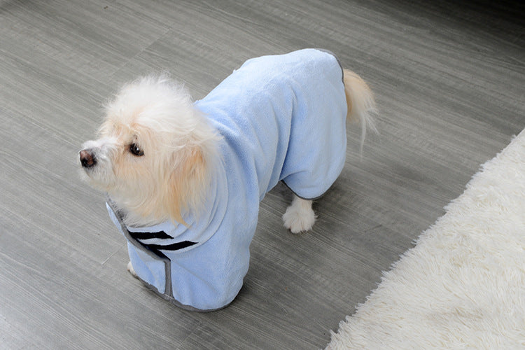 Quick-Dry Dog Towel Robe 🐾