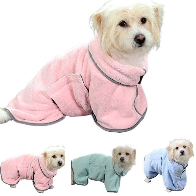 Quick-Dry Dog Towel Robe 🐾