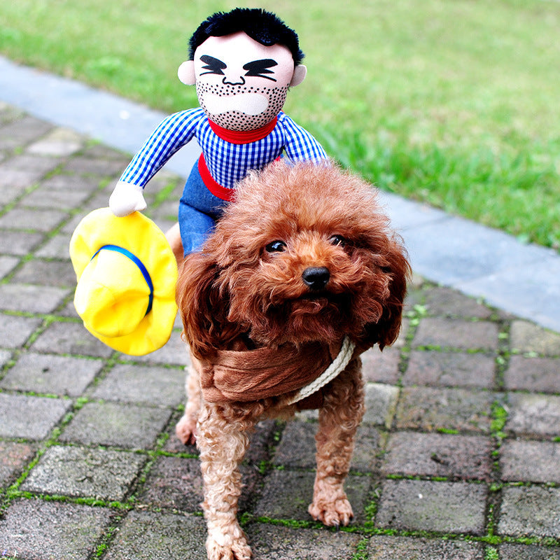 Scary Doll Halloween Dog Costume 🎃