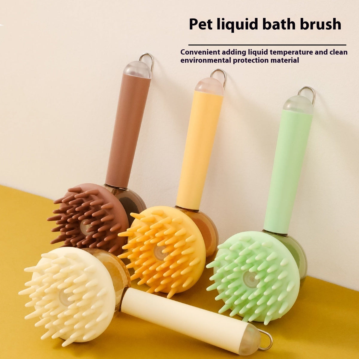 3-in-1 Dog Bath & Grooming Brush 🐾