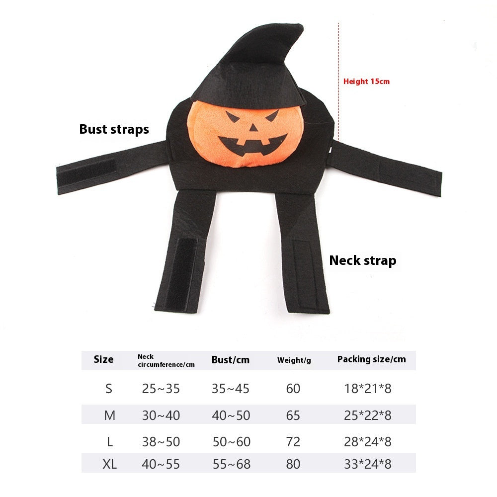 Ghost & Pumpkin Ghost Halloween Dog Costume