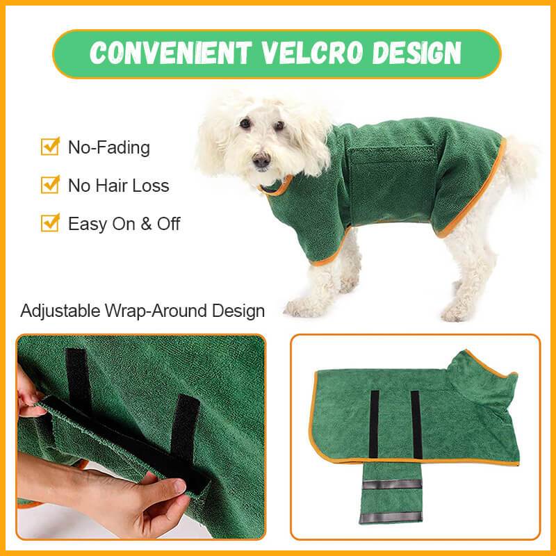 Microfibre Dog Drying Robe 🐾