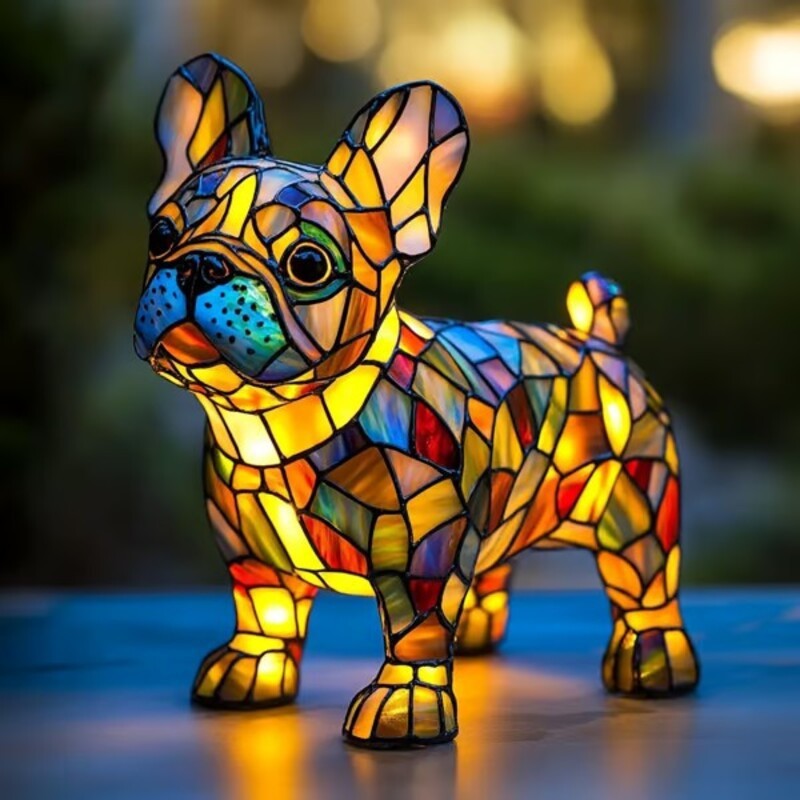 Illuminated Dog Breed Lamp – 26 Designs