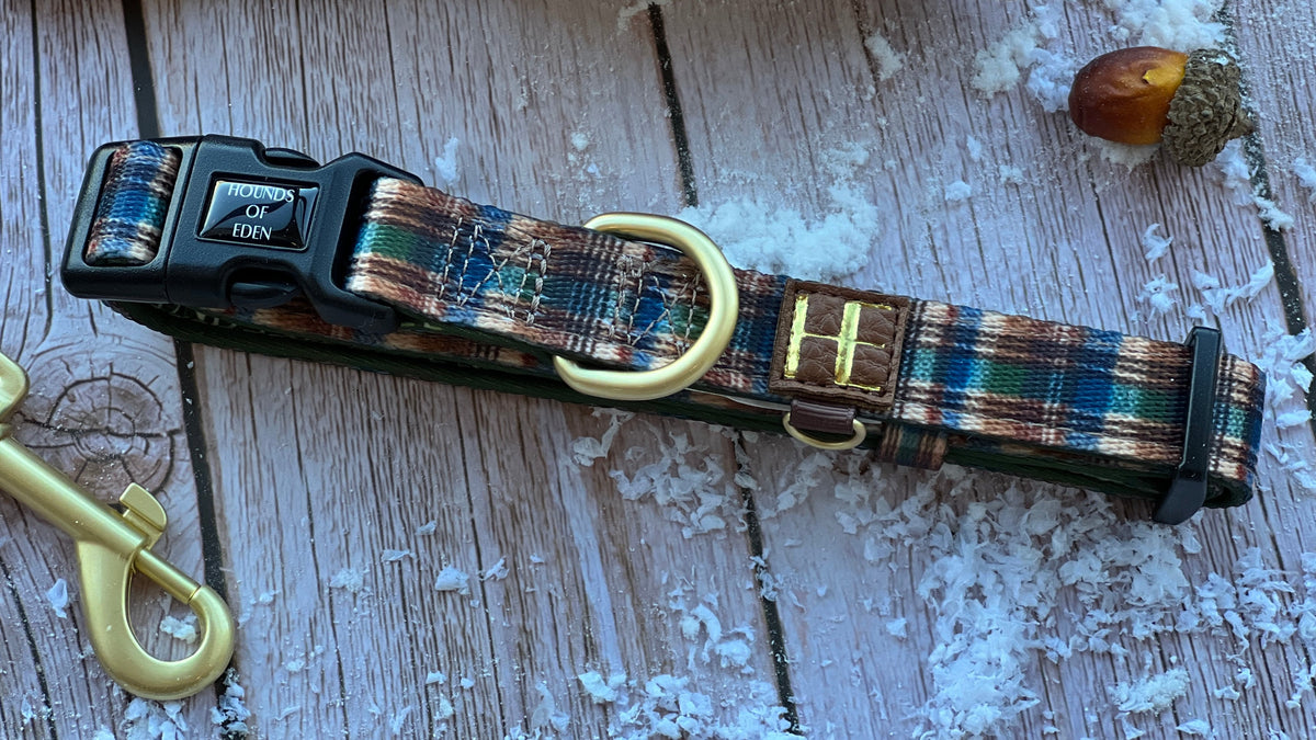 Oak Forest Plaid Supaw Strong Lite™ Dog Harness 🌲