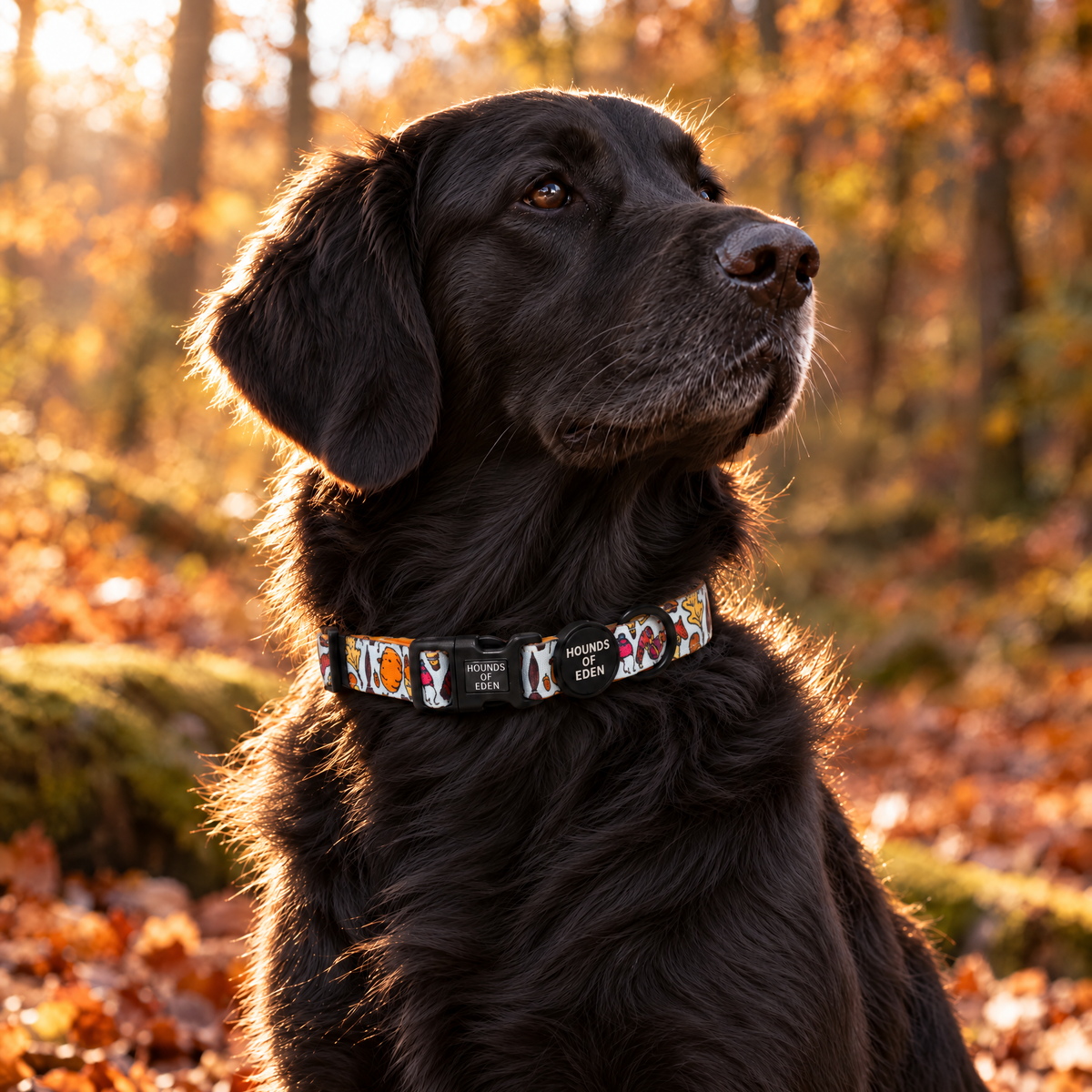 Country Pupkin Autumn Dog Collar
