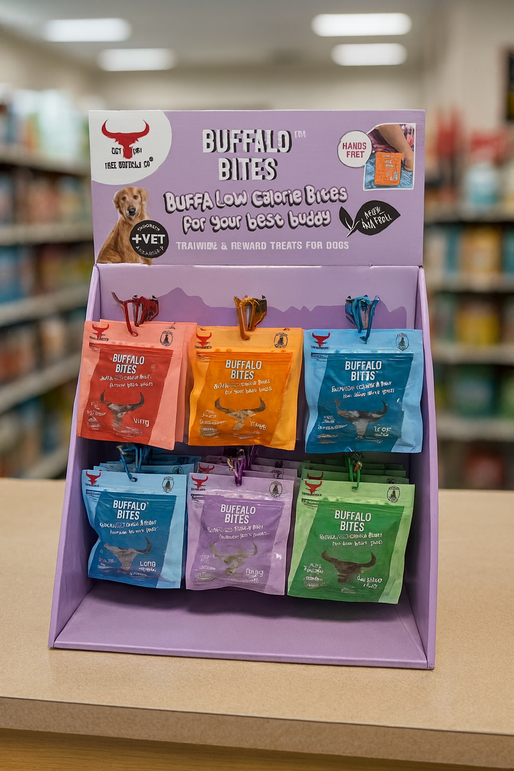 Buffalo Bites Multi-Treat Display Stand Deal