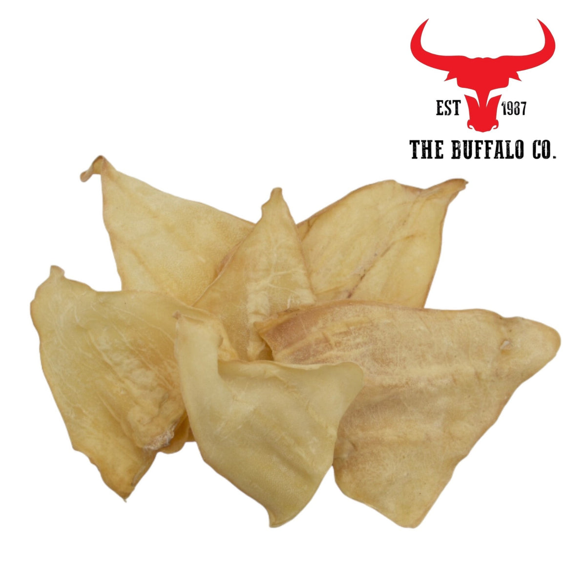 The Buffalo Co. Buffalo Ears – Natural Dog Chews