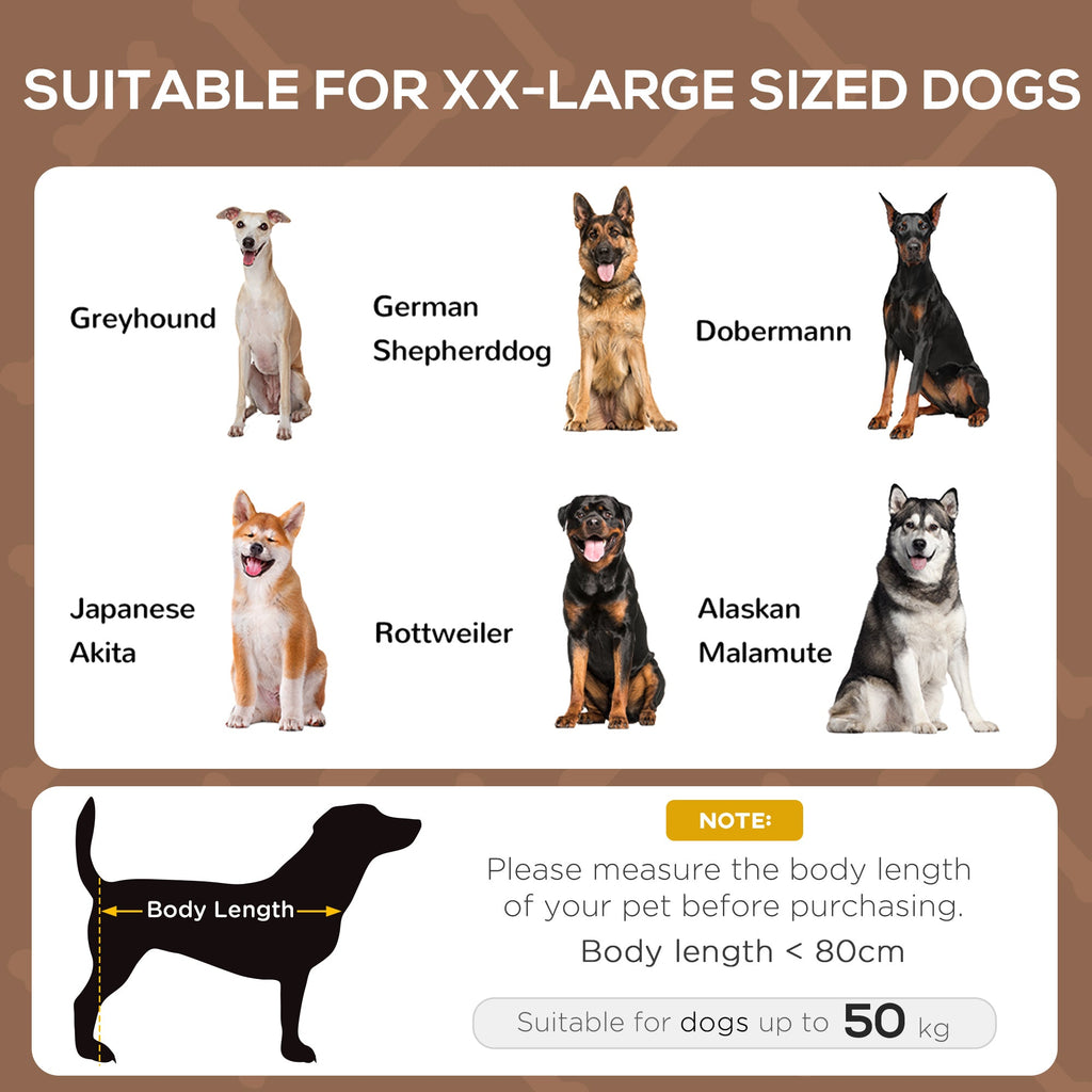 PawHut Raised Dog Bed with Canopy – XL