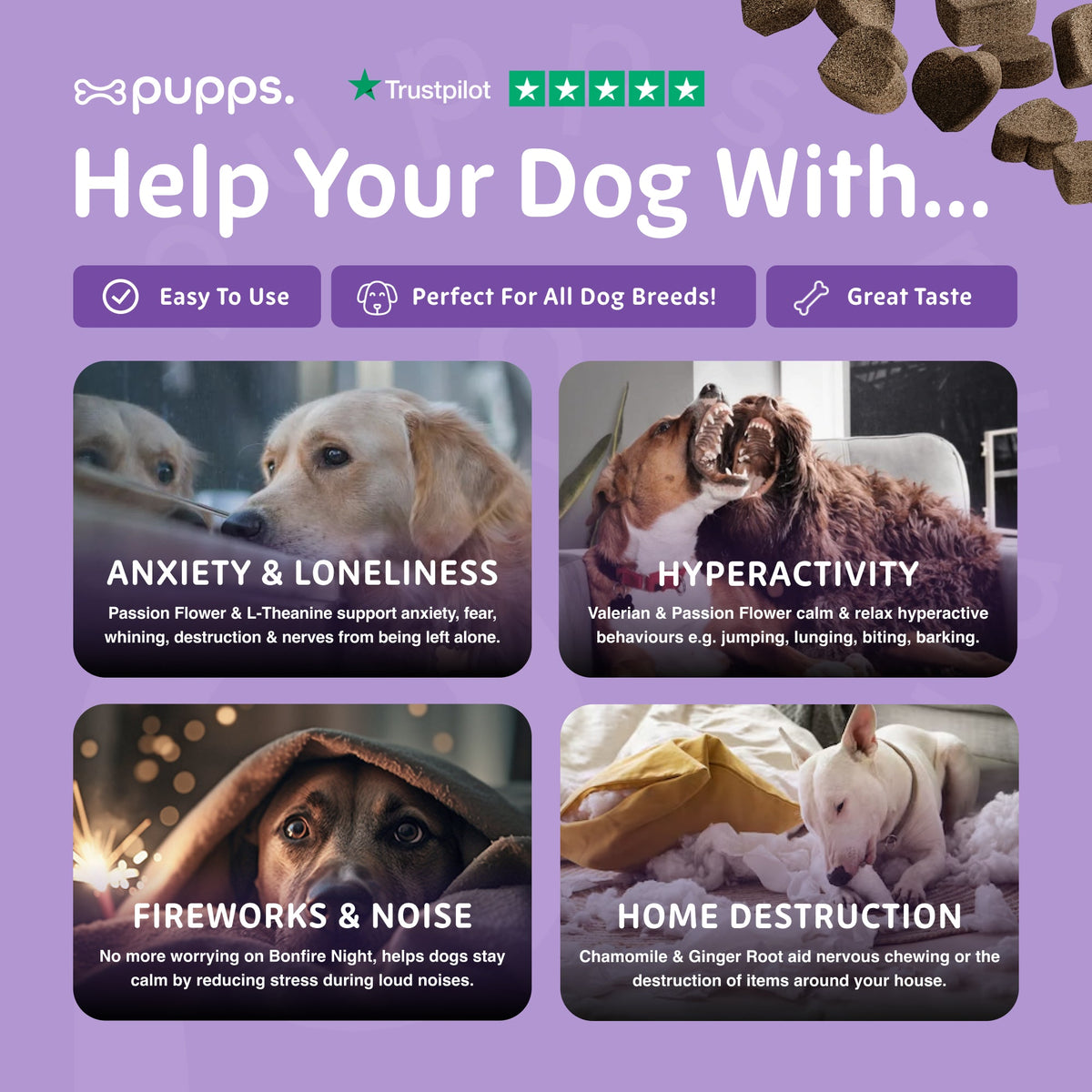Pupps Calming Treats for Dogs