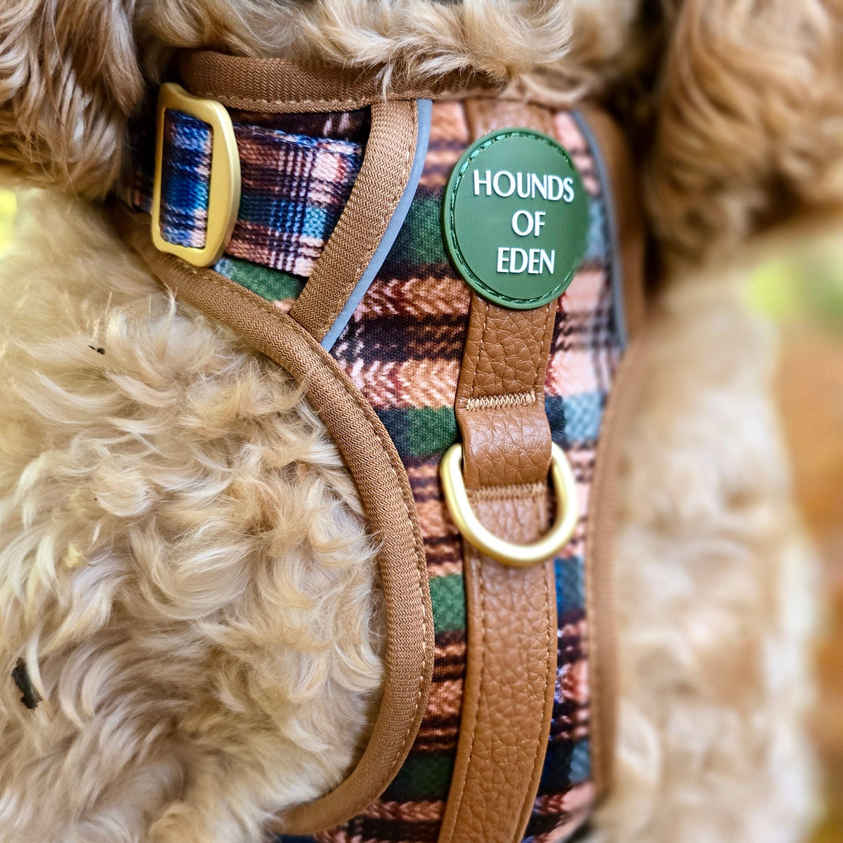 Oak Forest Plaid Supaw Strong Lite™ Dog Harness 🌲