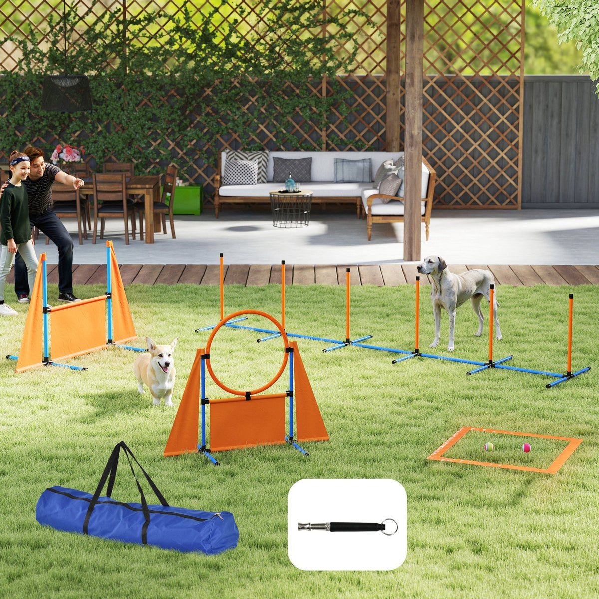 PawHut 6-Piece Dog Agility Training Set 🐾