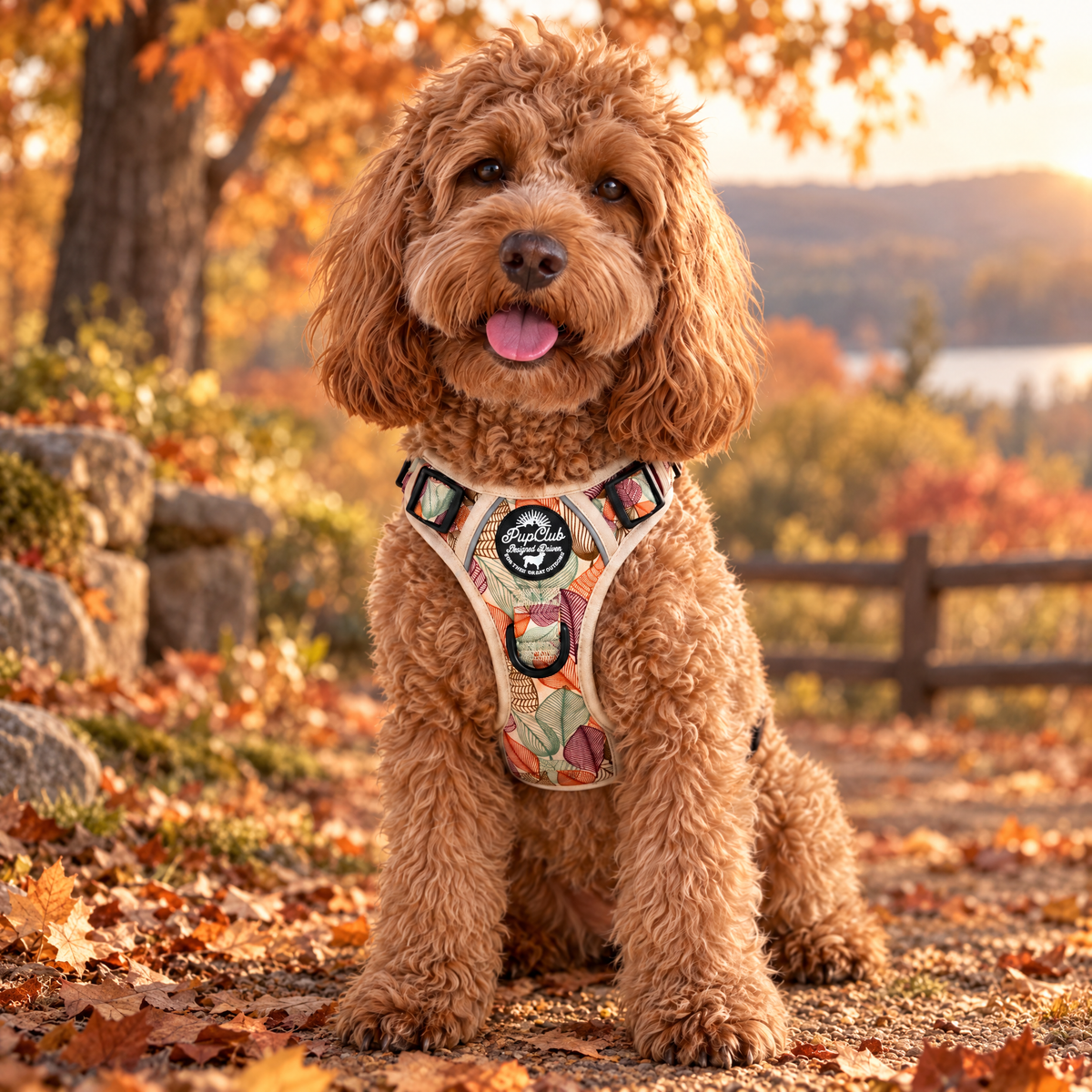Autumn Breeze Rugged Rover™ Dog Harness – PupClub Couture