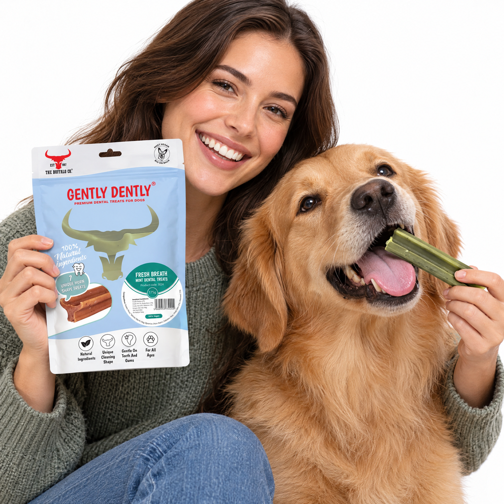 Gently Dently Fresh Breath Mint Dental Treats – 175g 7 PACK
