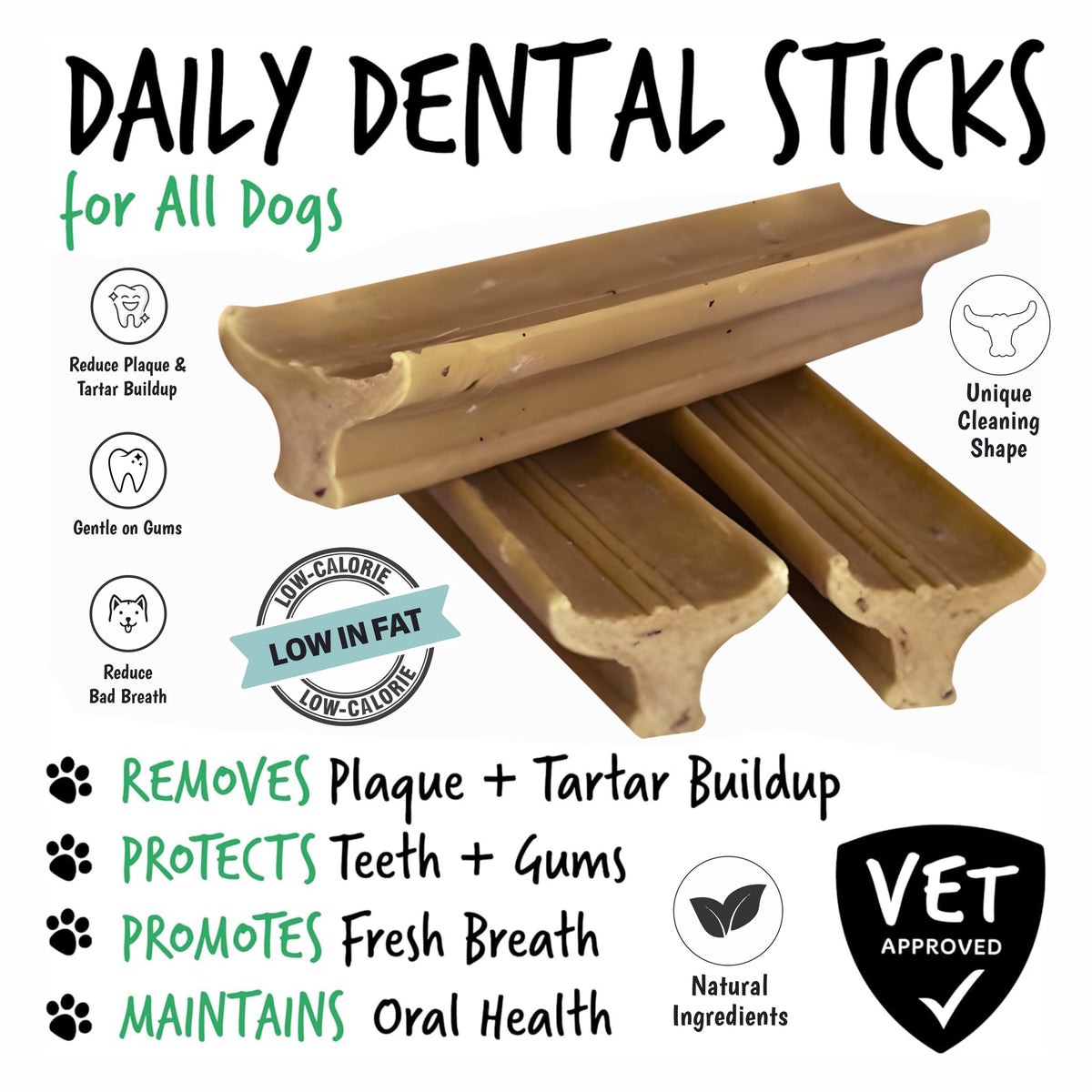 Gently Dently Chicken Dental Treats – 175g