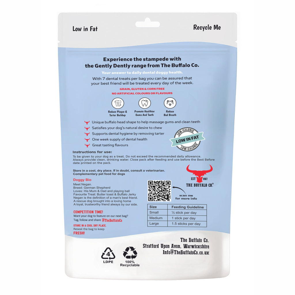 Gently Dently Apple & Banana Dental Treats – 175g