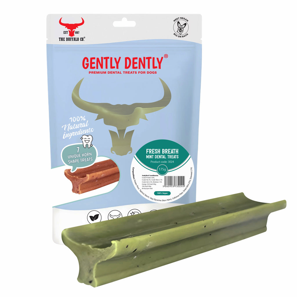 Gently Dently Fresh Breath Mint Dental Treats – 175g 7 PACK