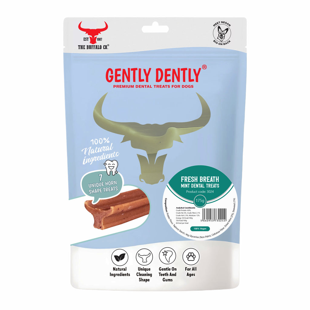 Gently Dently Fresh Breath Mint Dental Treats – 175g 7 PACK