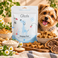 GIZZLS HAPPY GUT SMALL DOG TREATS – 100G