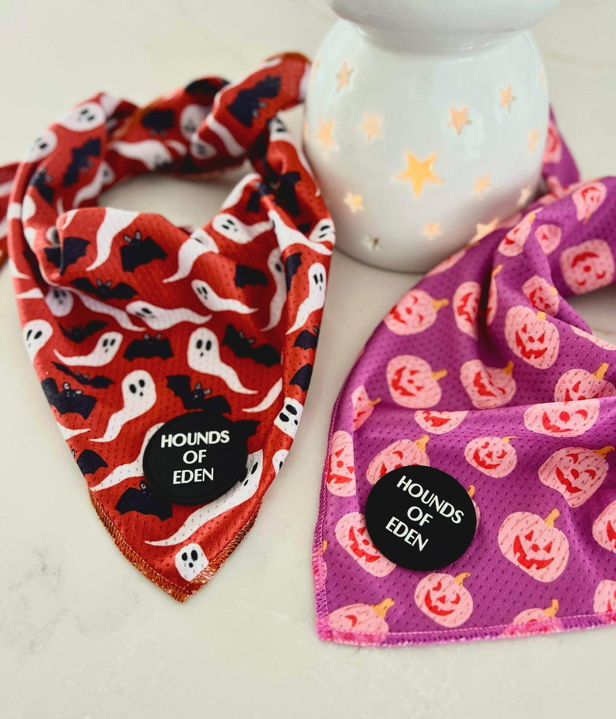 Bats & Ghosts Halloween Dog Bandana