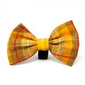 Honey Tweed-Effect Dog Bow Tie