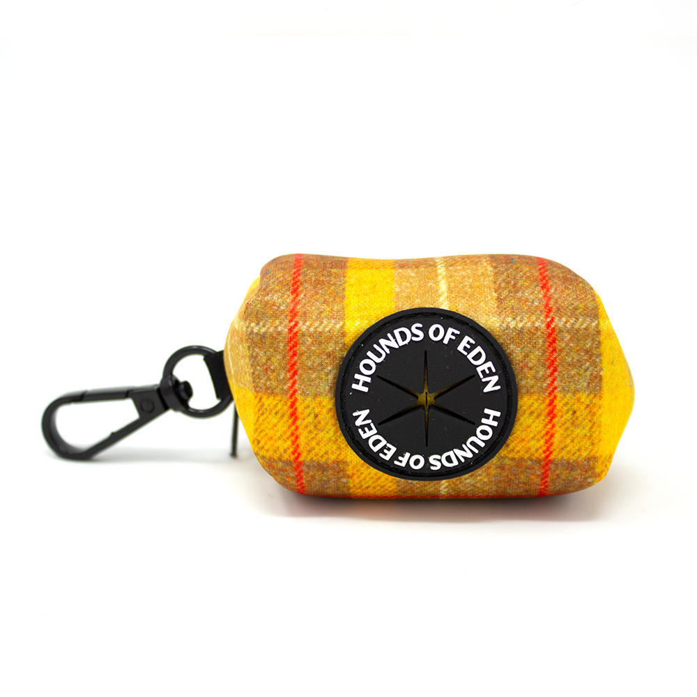 Honey Yellow Check Dog Harness