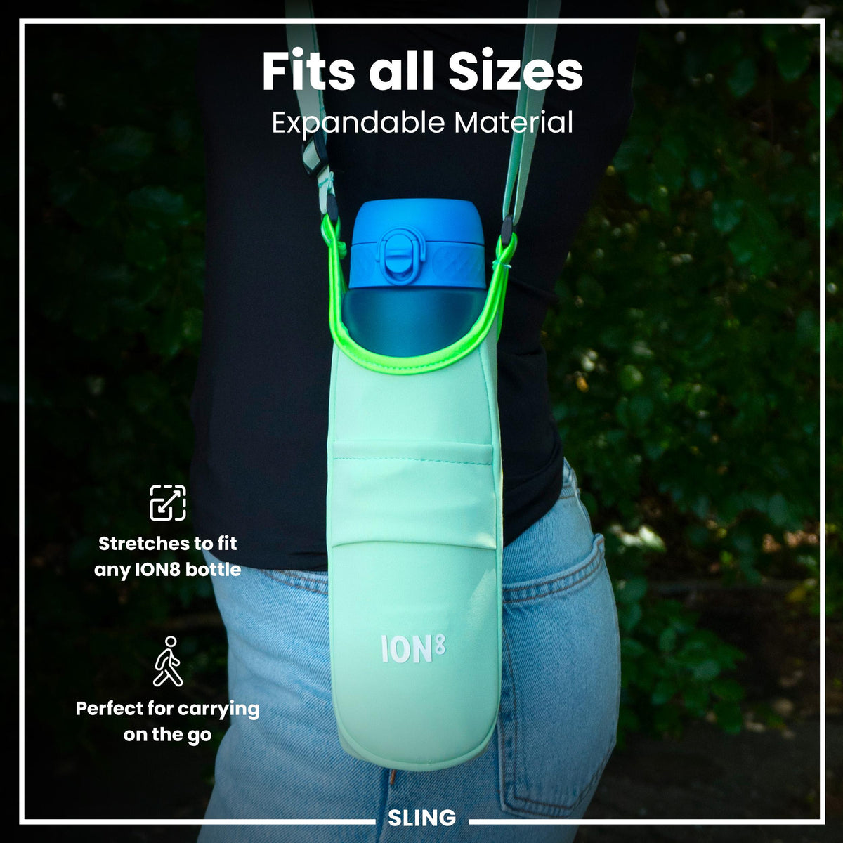 ION8 Water Bottle Sling Bag & Holder