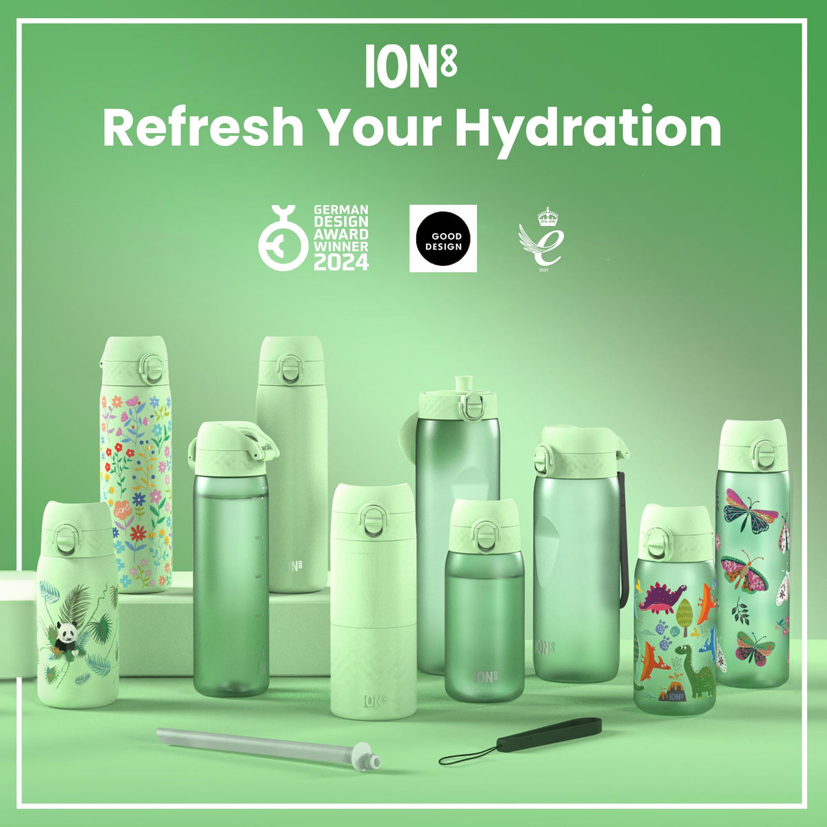 ION8 Water Bottle Sling Bag & Holder