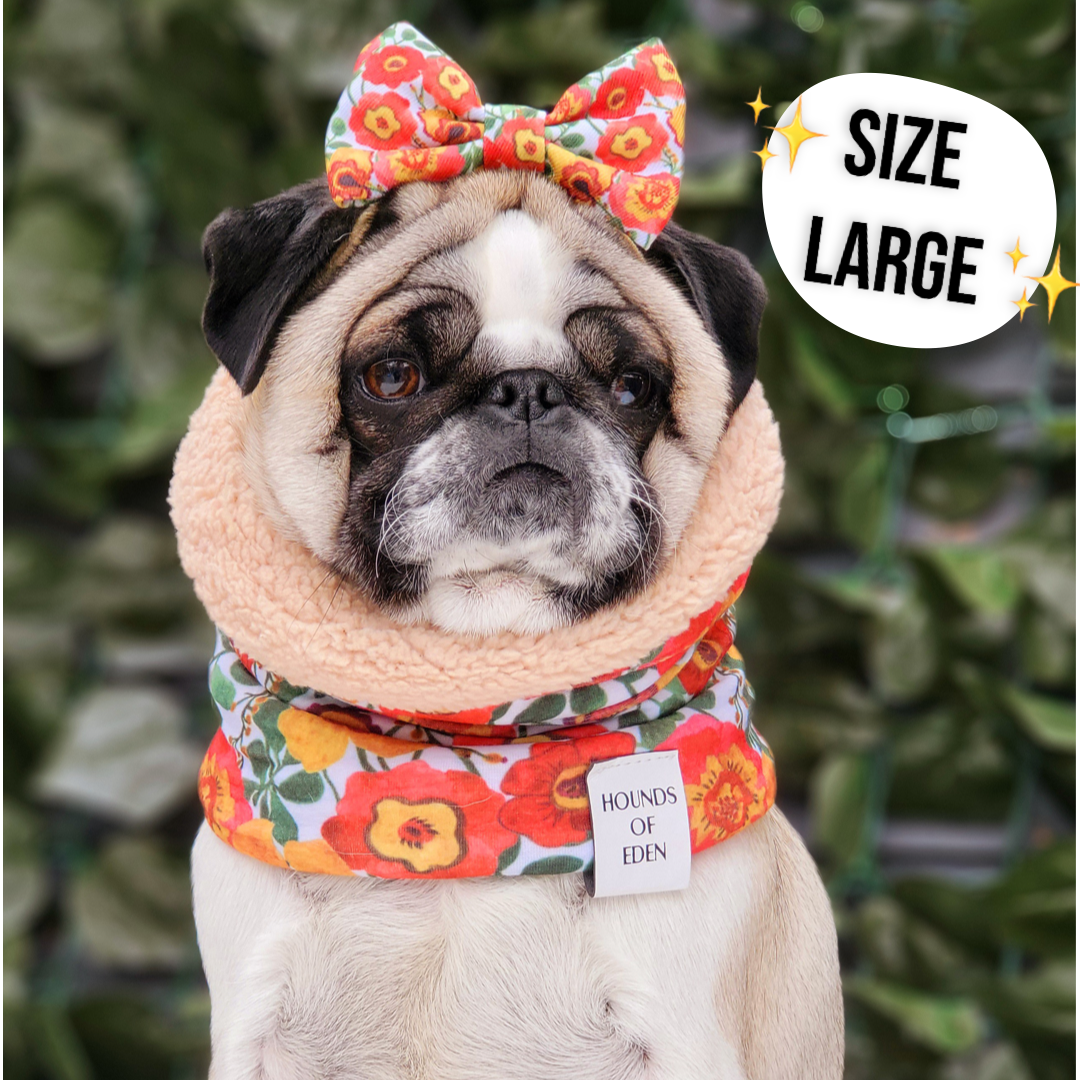 Arctic Wonderland Reversible Dog Snood